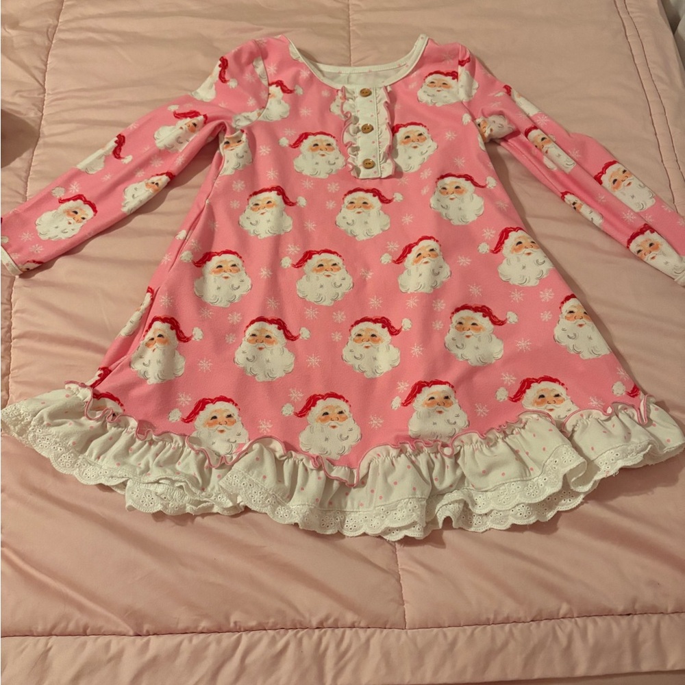 SweetHoney Pink Santa Nightgown